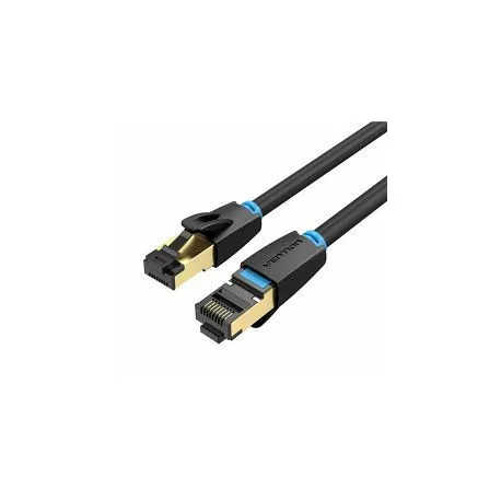 transmedia cat6a sftp cu awg26 patch cable 7,5m black - slika 1
