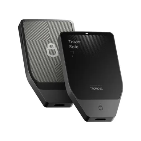 Trezor Safe 7, strojna denarnica za Bitcoin in druge kriptovalute, črna - Umag