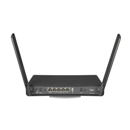 mikrotik rbd53ig-5hacd2hnd, hap ac3, 716mhz cpu, 256mb ram, 5×glan, 2.4ghz/5ghz 802.11b/g/n/ac, 2×vanjska antena, usb, tower/ - slika 1
