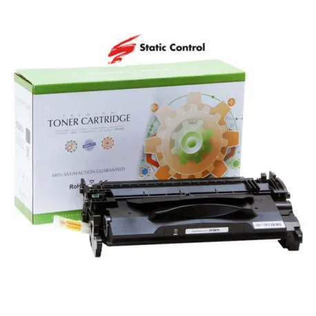 Toner Static Control HP Canon CF287X Black - Umag