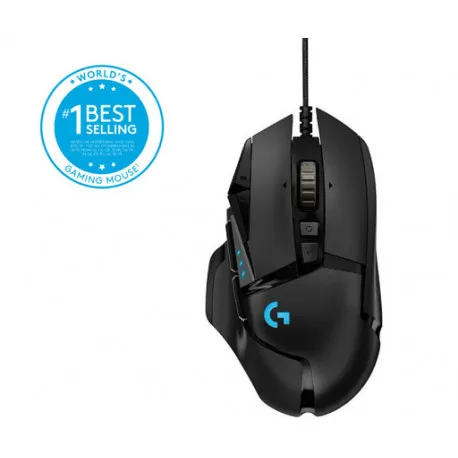 logitech g502 hero, rgb, usb - slika 1