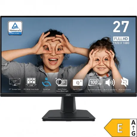 monitor msi pro mp275 27" / fhd / ips / 100hz / 1ms (mprt) (black) - slika 1