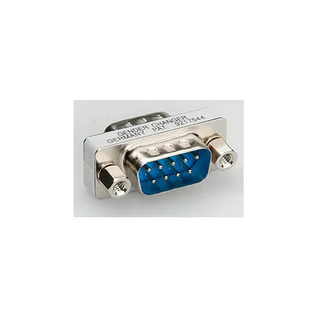 Roline Mini Gender Changer DB9, M/M - Umag