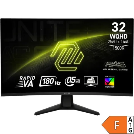 Monitor MSI MAG 32CQ6F 31,5" / WQHD / 180Hz / 1ms (MPRT) (black) - Umag