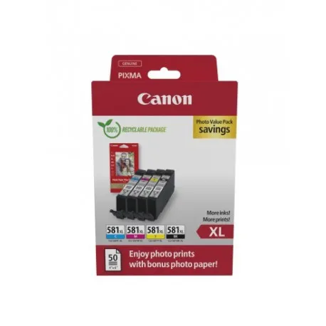Canon multipack CLI-581XL BK C M Y - Photo Pack - Umag