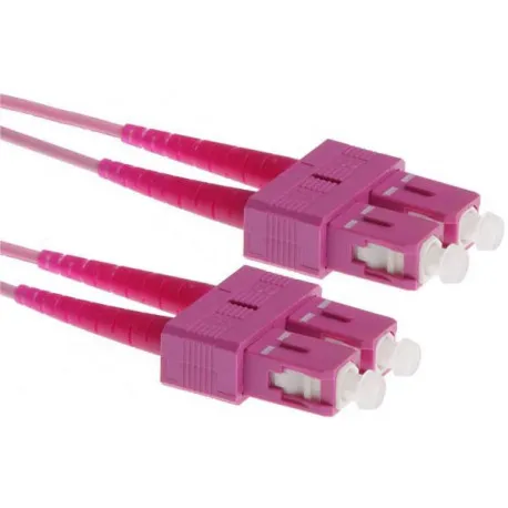 NFO Patch cord, SC-SC, Multimode 50 125, OM4, LSZH, 2mm, Duplex, 3m - Umag
