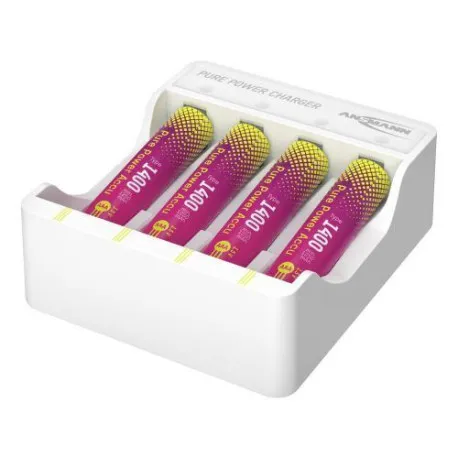 Ansmann Pure Power Set 4× AAA HR03 battery packs and charging module - Umag