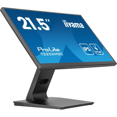 IIYAMA Monitor LED T2252MSC-B2AG 21.5" PCAP 10pt Touchscreen monitor featuring IPS panel technology - Umag