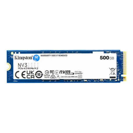 SSD 500GB M.2 80mm PCI-e 4.0 x4 NVMe, Kingston NV3 (SNV3S/500G) - Umag