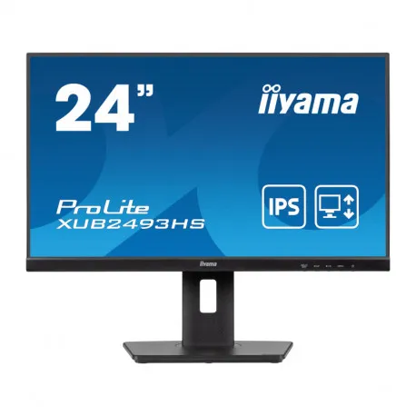 IIYAMA 24" XUB2493HS-B6 FHD (1920×1080) IPS, Pivot, 100Hz, 16:9, 0.5ms, 250 cd/m2, 1300:1, HDMI/DP, zvučnici, crni - Umag