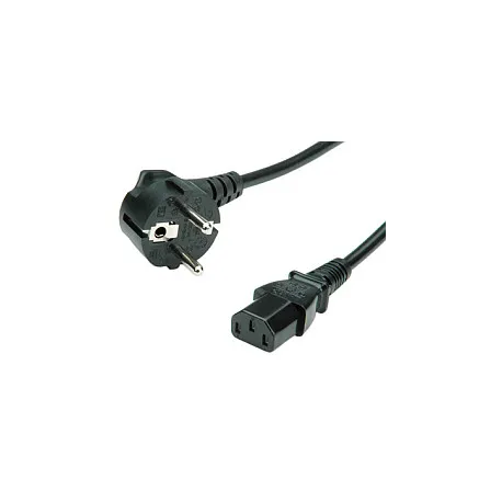 roline naponski kabel, ravni iec320 c13, 1.8m, crni - slika 1