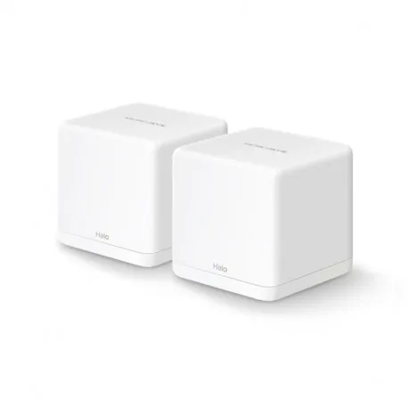 mercusys ac1300 halo h30g (2 pack) whole-home mesh wi-fi, dual-band 400mbps/867mbps (2.4ghz/5ghz), 802.11 a/b/g/n/ac, 2×g-lan - slika 1