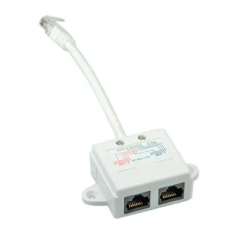 Roline VALUE Y (T) adapter Cat.5e/Class D, 1×RJ45 - 2×RJ45, M/F, UTP, bijeli - Umag