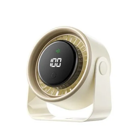 vention desktop air circulation fan gray smart digital display - slika 1