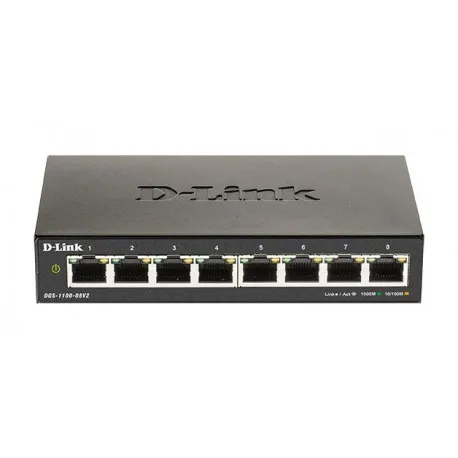 d-link switch web upravljivi, dgs-1100-08v2/e - slika 1