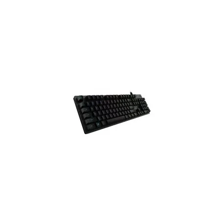 logitech g512 carbon rgb mechanical gaming keyboard, gx blue - carbon - us int'l - usb - intnl - g51 - slika 1