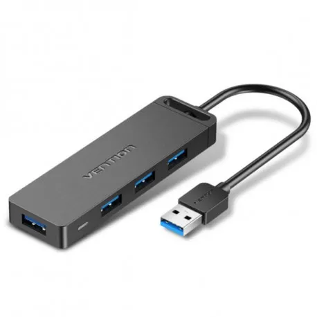 Vention USB 3.0 Hub 4-Port 0.15M Black - Umag