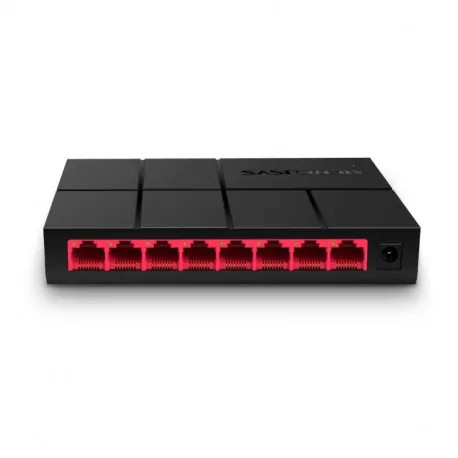 mercusys 8-port gigabit mini desktop preklopnik (switch), 8×10/100/1000m rj45 ports, plastično kućište - slika 1