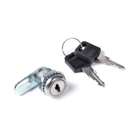 NaviaTec Round lock with long striking plate for floor cabinet side panels - Umag
