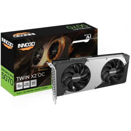 inno3d geforce rtx 5070 twin x2 oc, 12gb gddr7 - slika 1