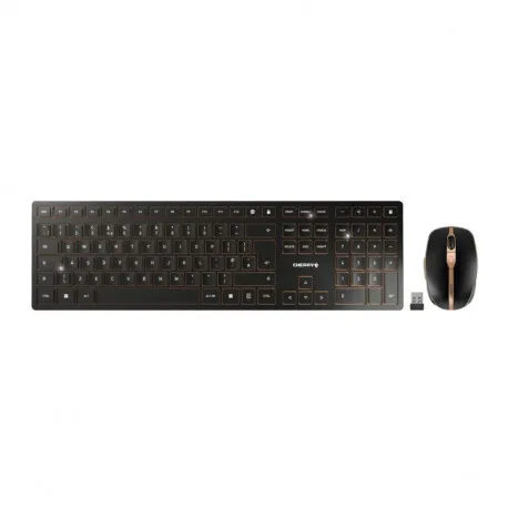 Cherry DW 9100 Slim bežična/BT tipkovnica + miš, AES-128 enkripcija, crna - Umag