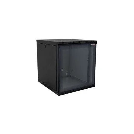 Canovate 19" 15U 540x550x721 ECO zidni ormar s bočnim pločama koje se mogu otvoriti izvana, crni (WEO-9-15F5F) - Umag