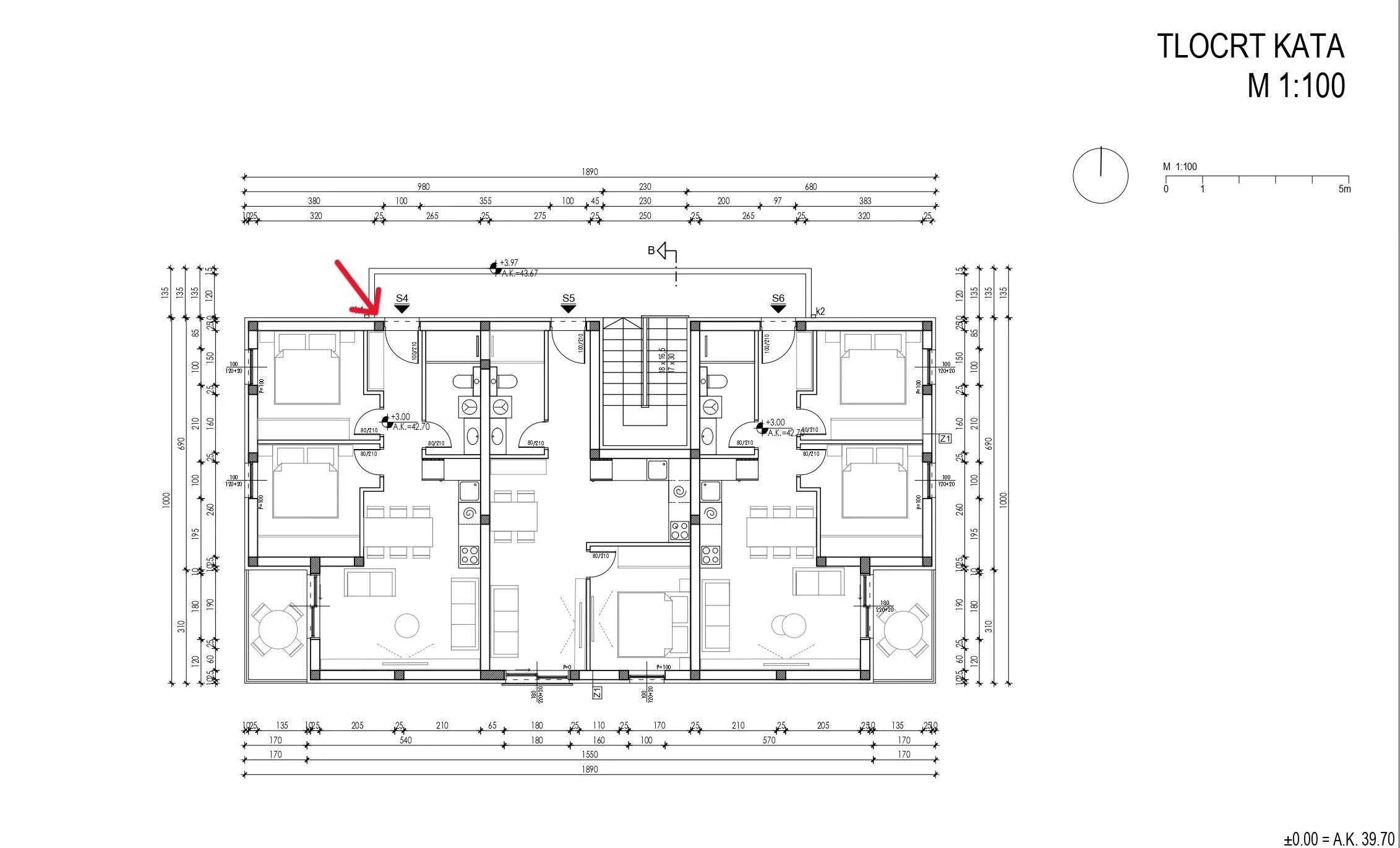 dvosoban stan s4 – 1. kat | 49,60 m² + terasa | marina, novogradnja - slika 12