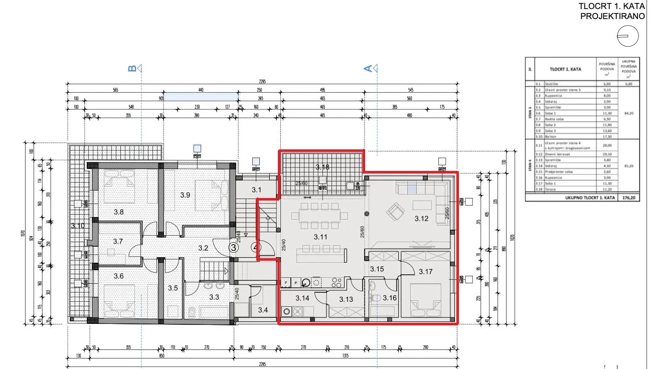 luksuzni dvoetažni penthouse u novogradnji | 140,88 m² | energetski razred a+ - slika 24