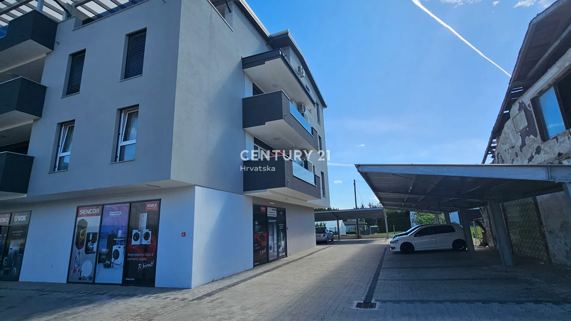 ivanec – centar | trosobni stan 57,26 m² + lođa 5,81 m² + spremište 8,09 m² | 1. kat | novogradnja | ključ u ruke | pogled na ivanščicu - slika 4
