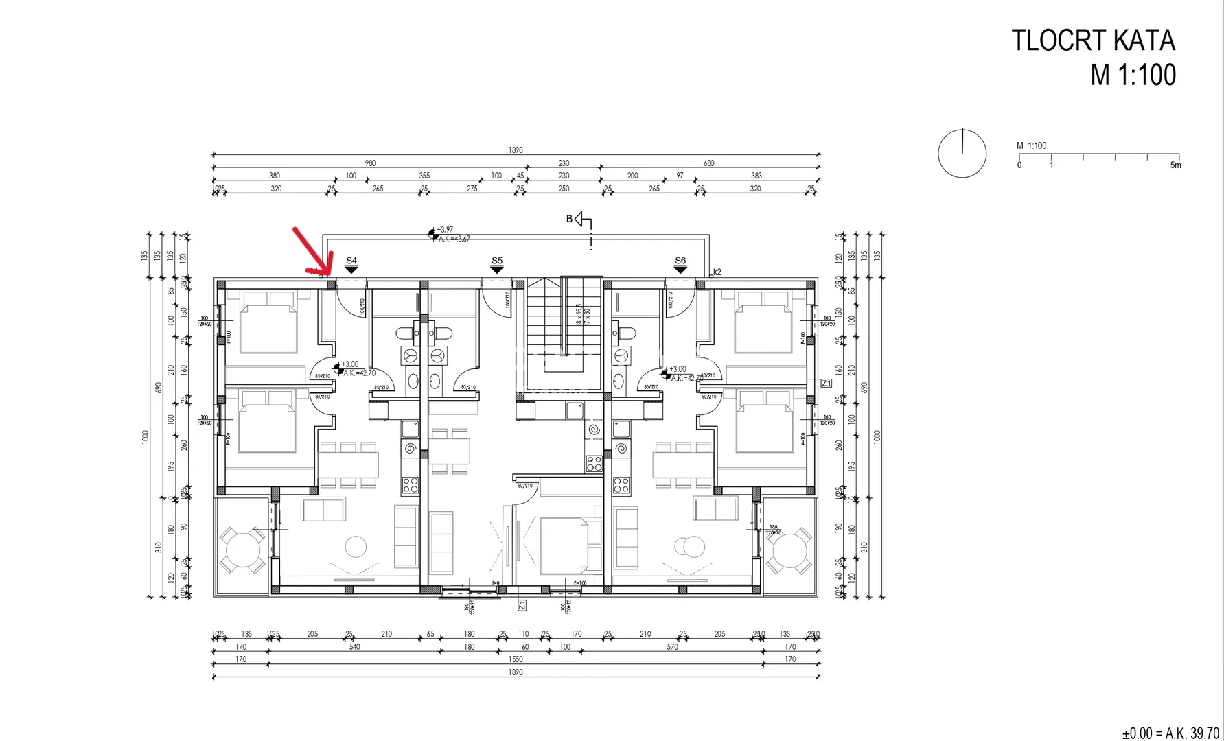 dvosoban stan s4 – 1. kat | 49,60 m² + terasa | marina, novogradnja - slika 11