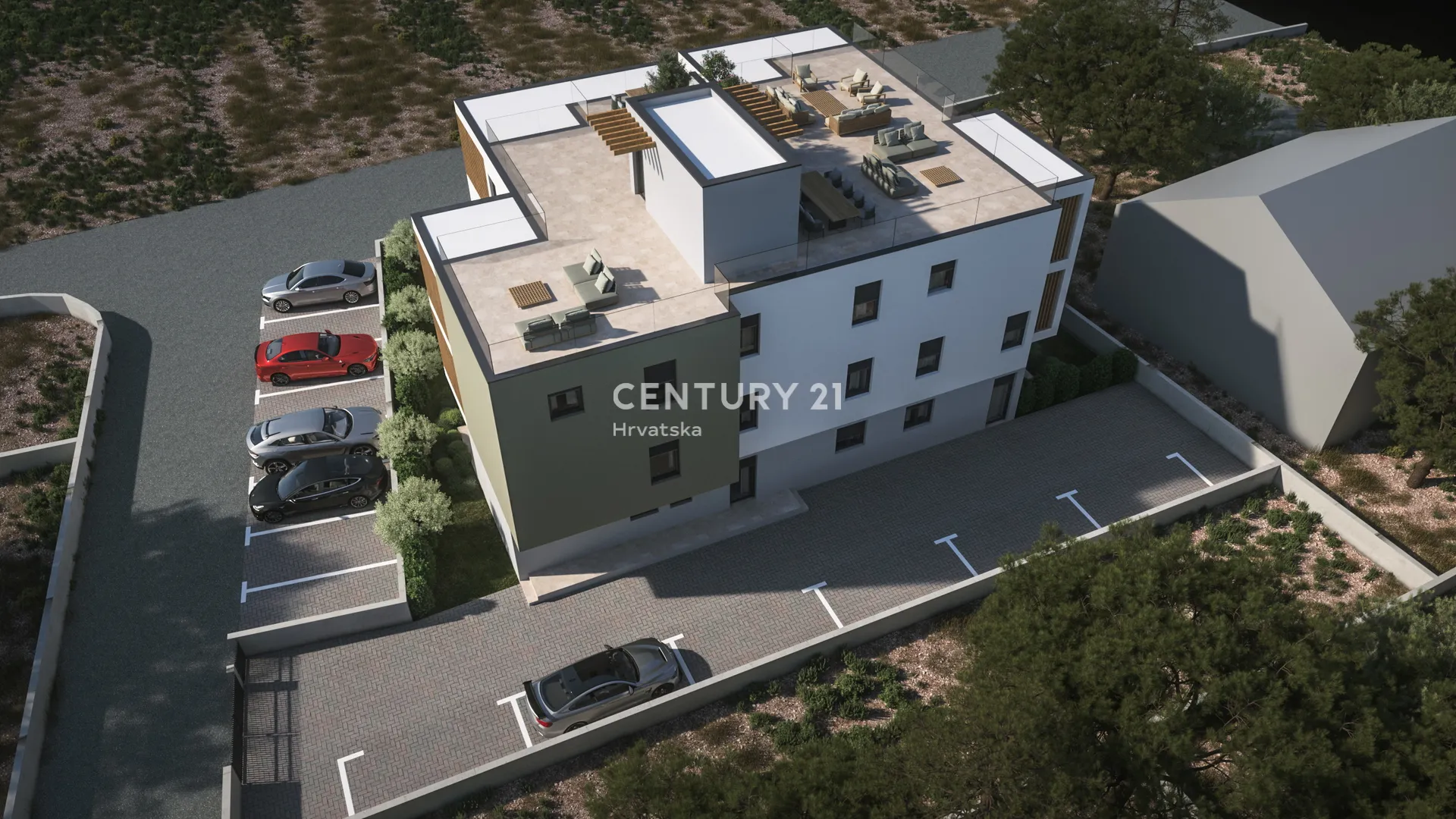 apartman a1 – prizemlje s dvorištem | 69,52 m² | vodice, novogradnja - slika 7