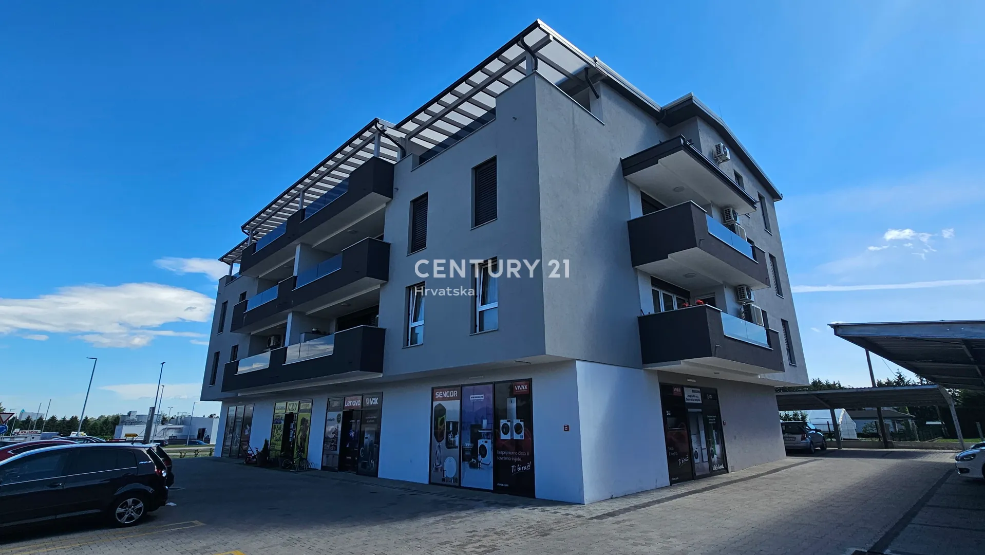 ivanec – centar | dvosobni stan 48,33 m² + lođa 8,30 m² | 1. kat | novogradnja | ključ u ruke | pogled na ivanščicu - slika 3