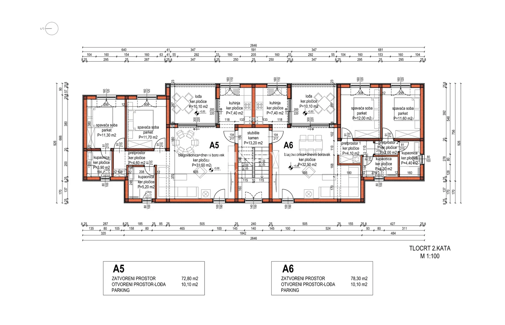 apartman na drugom katu s pogledom na more- dolac, primošten - slika 37