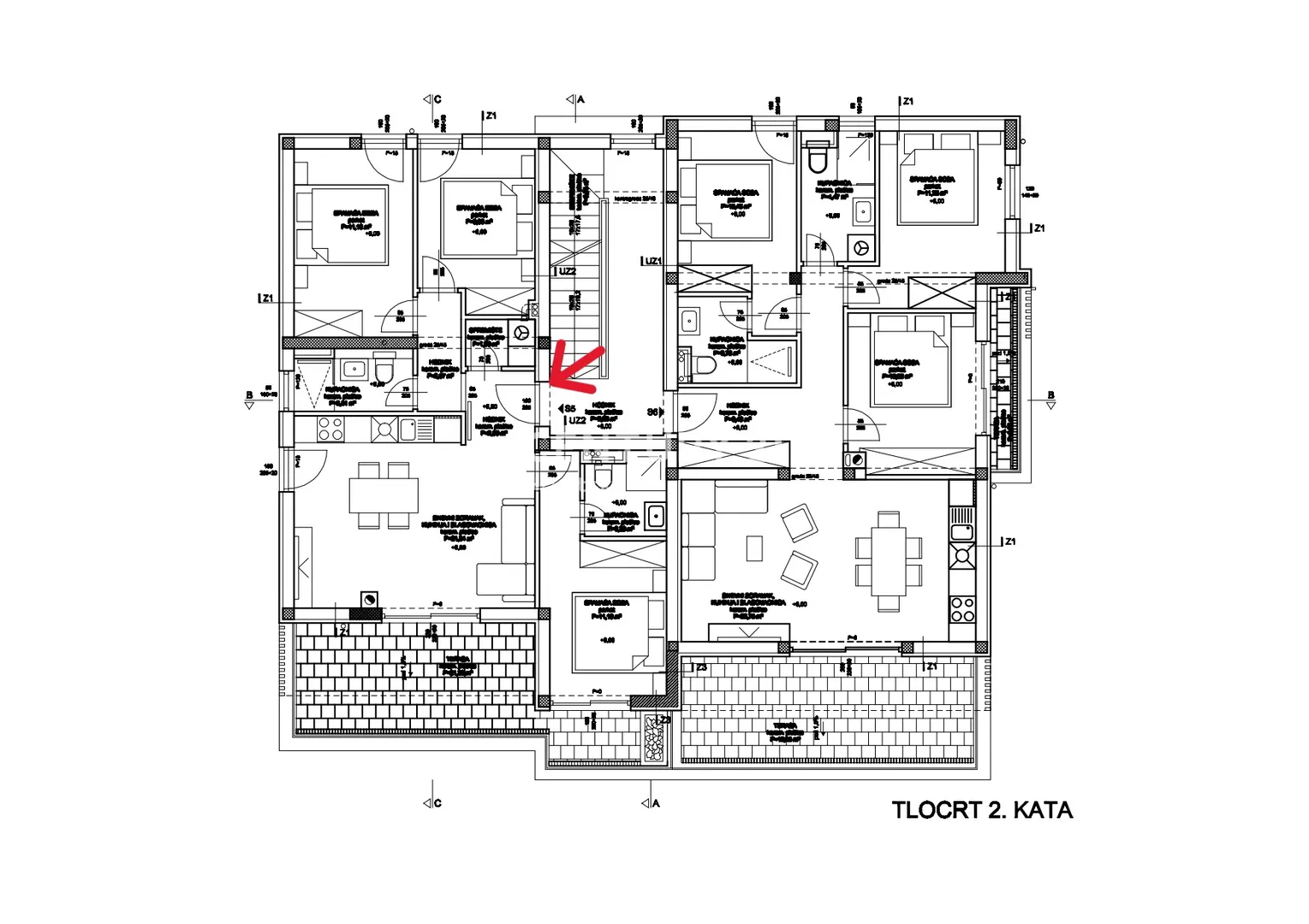 penthouse s privatnom krovnom terasom | 131,50 m² | vodice, novogradnja - slika 7