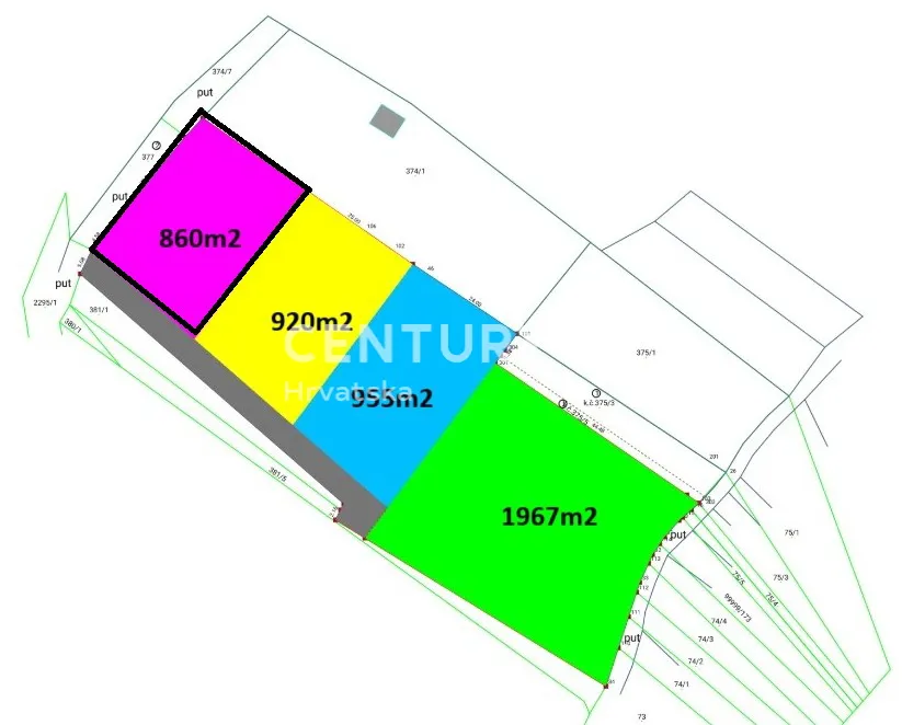 građevinsko zemljište 860 m², novi marof, madžarevo - slika 2