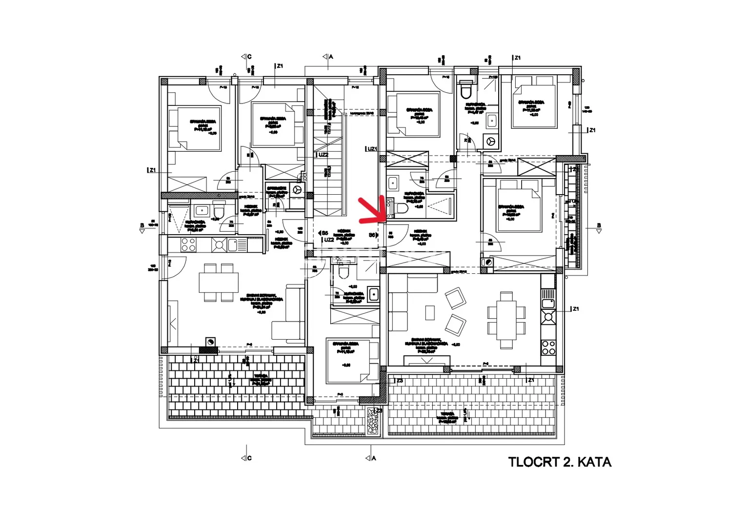 penthouse s privatnom krovnom terasom | 142,85 m² | vodice, novogradnja - slika 7