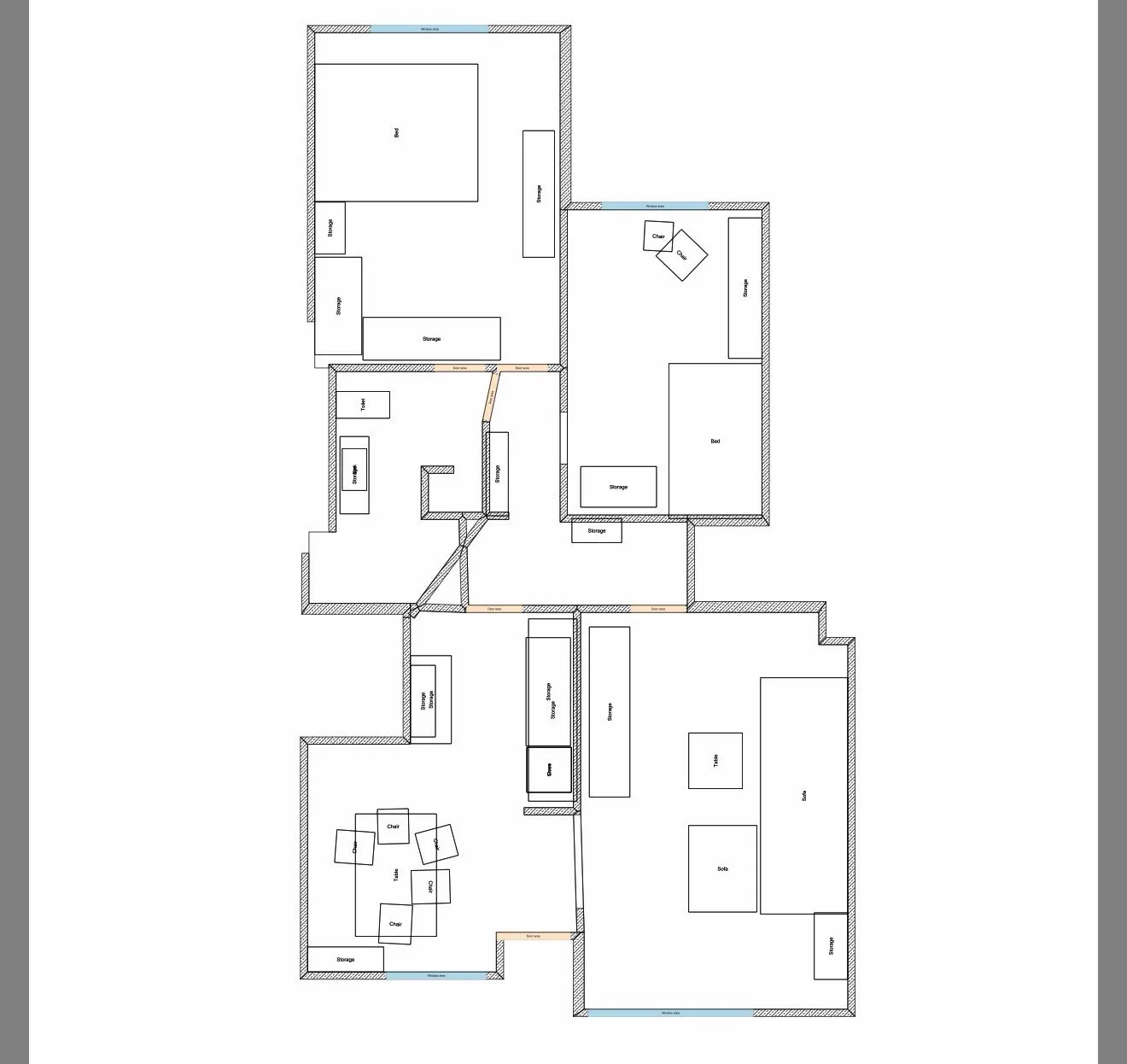kompletno namješten stan 80,59 m2 bili brig -zadar - slika 36