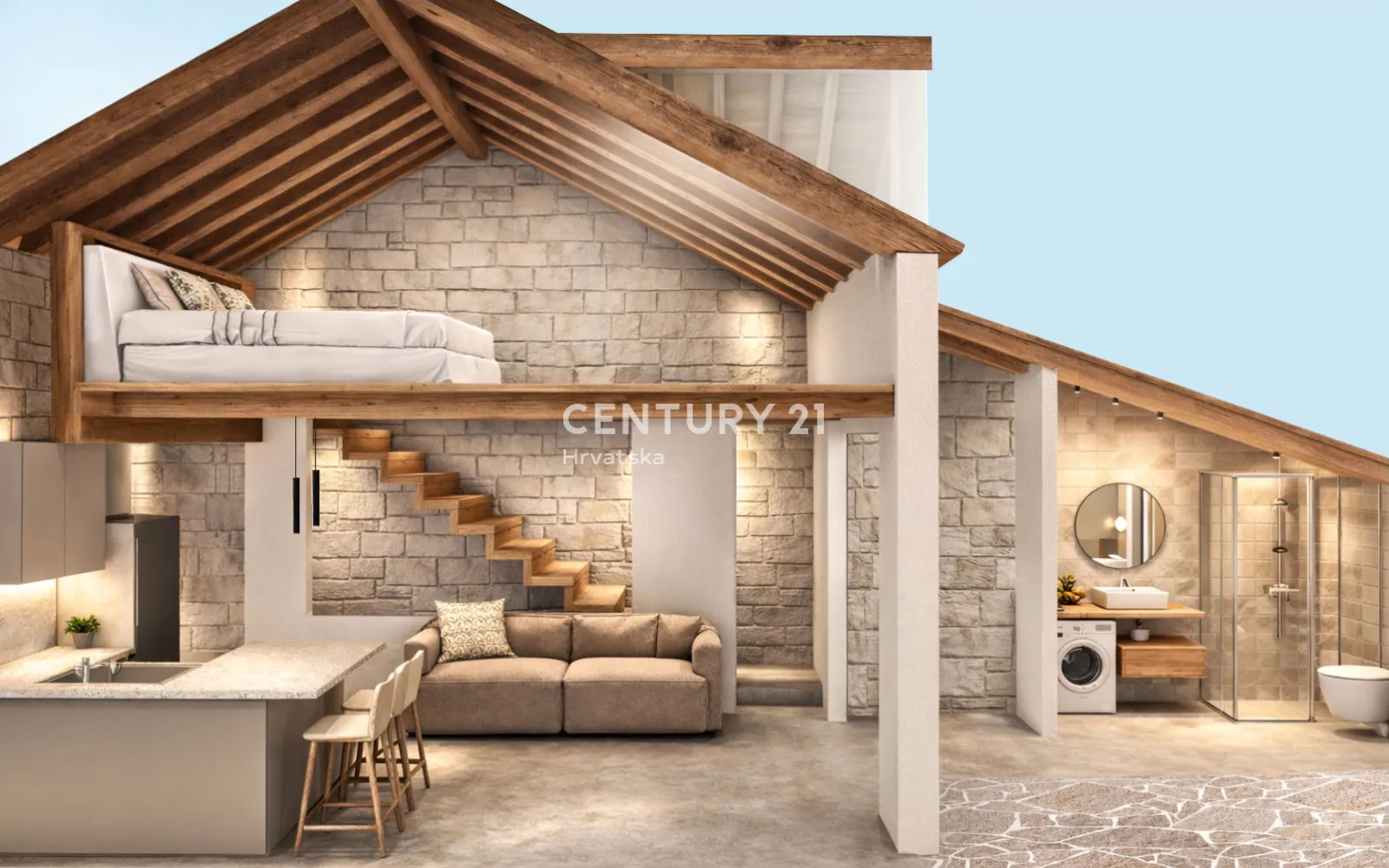dubrava kod šibenika – kamena duplex kuća za adaptaciju - slika 9