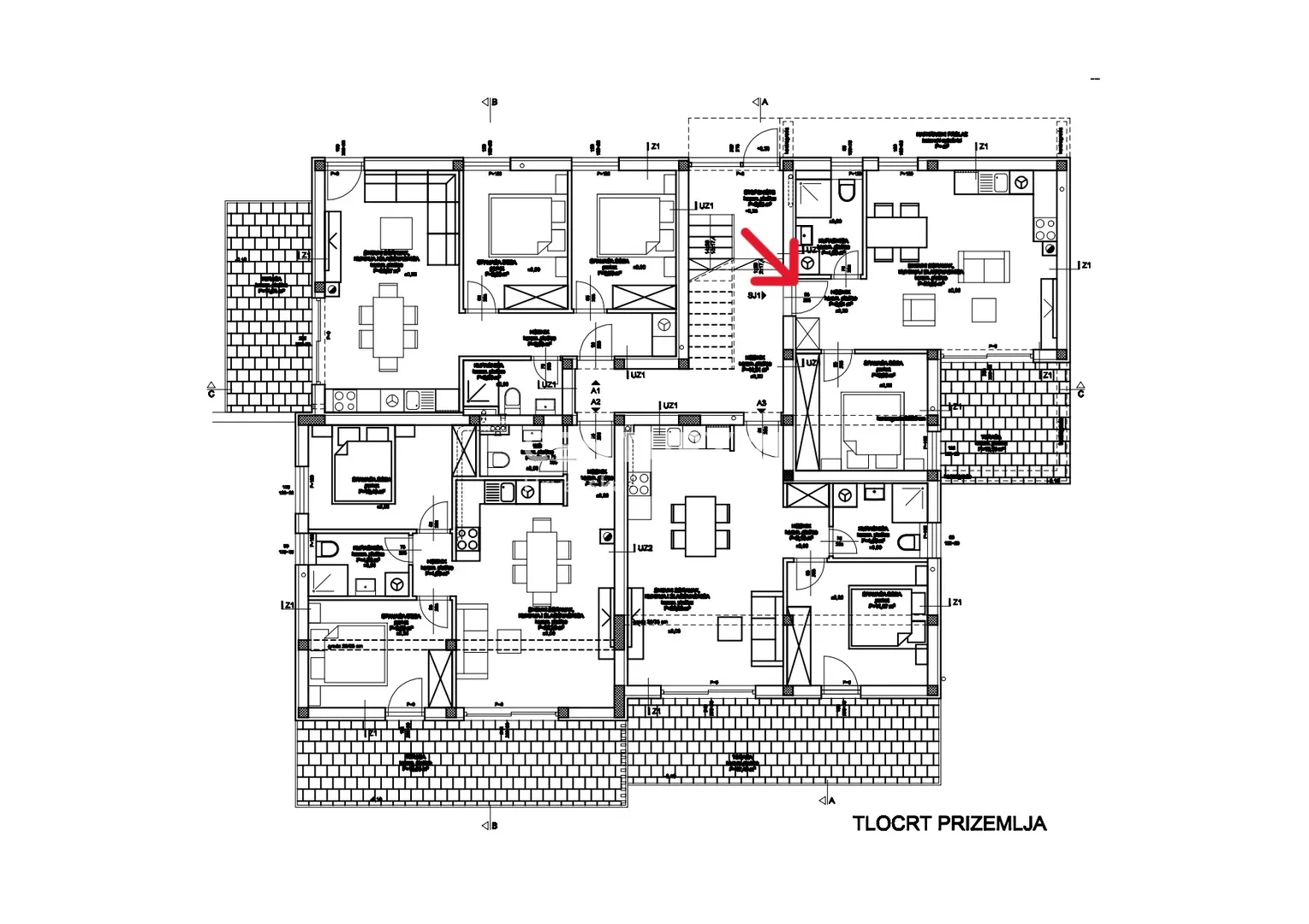 stambena jedinica sj1 – prizemlje s vrtom | 54,00 m² | vodice, novogradnja - slika 16
