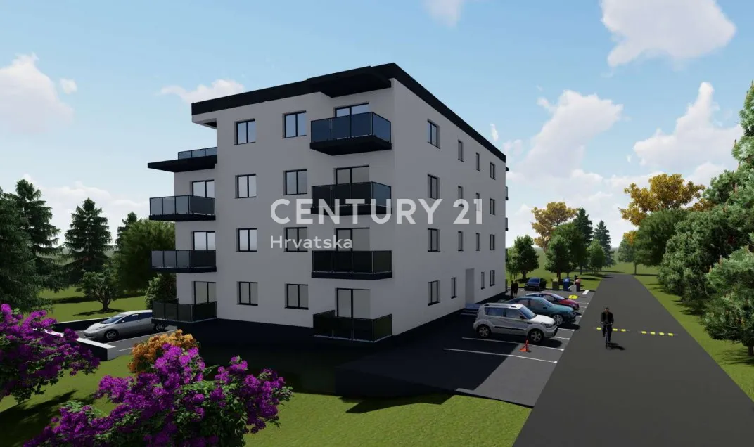 novogradnja u srcu novog marofa – moderan stan s balkonom 68,16m² - slika 5