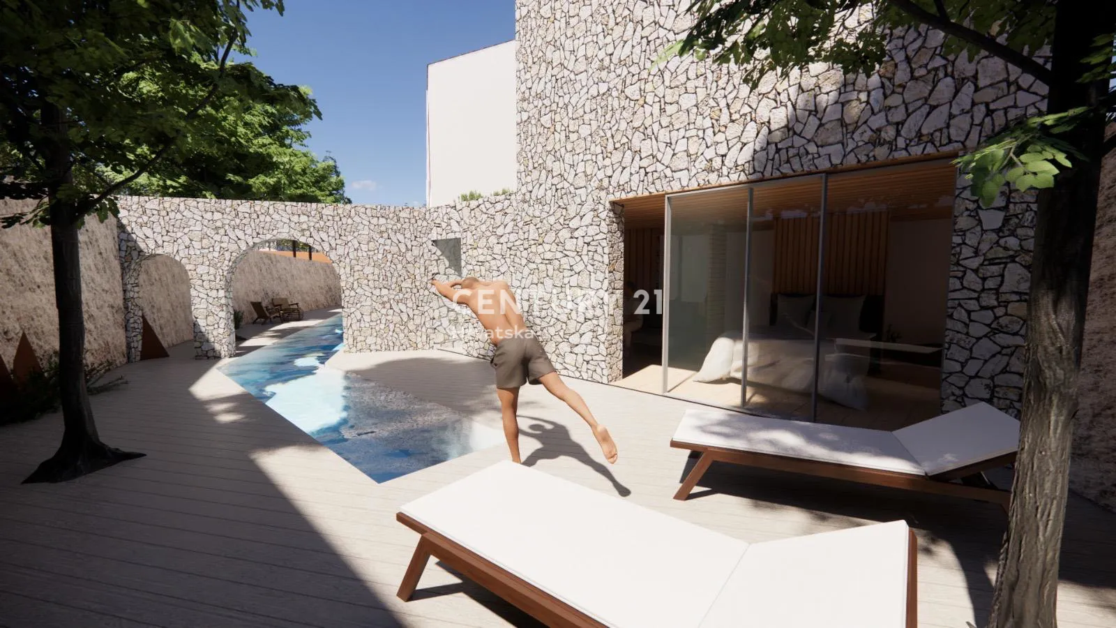 vila foresta – ekskluzivna osama u stoljetnoj hrastovoj šumi, risika, otok krk - slika 6