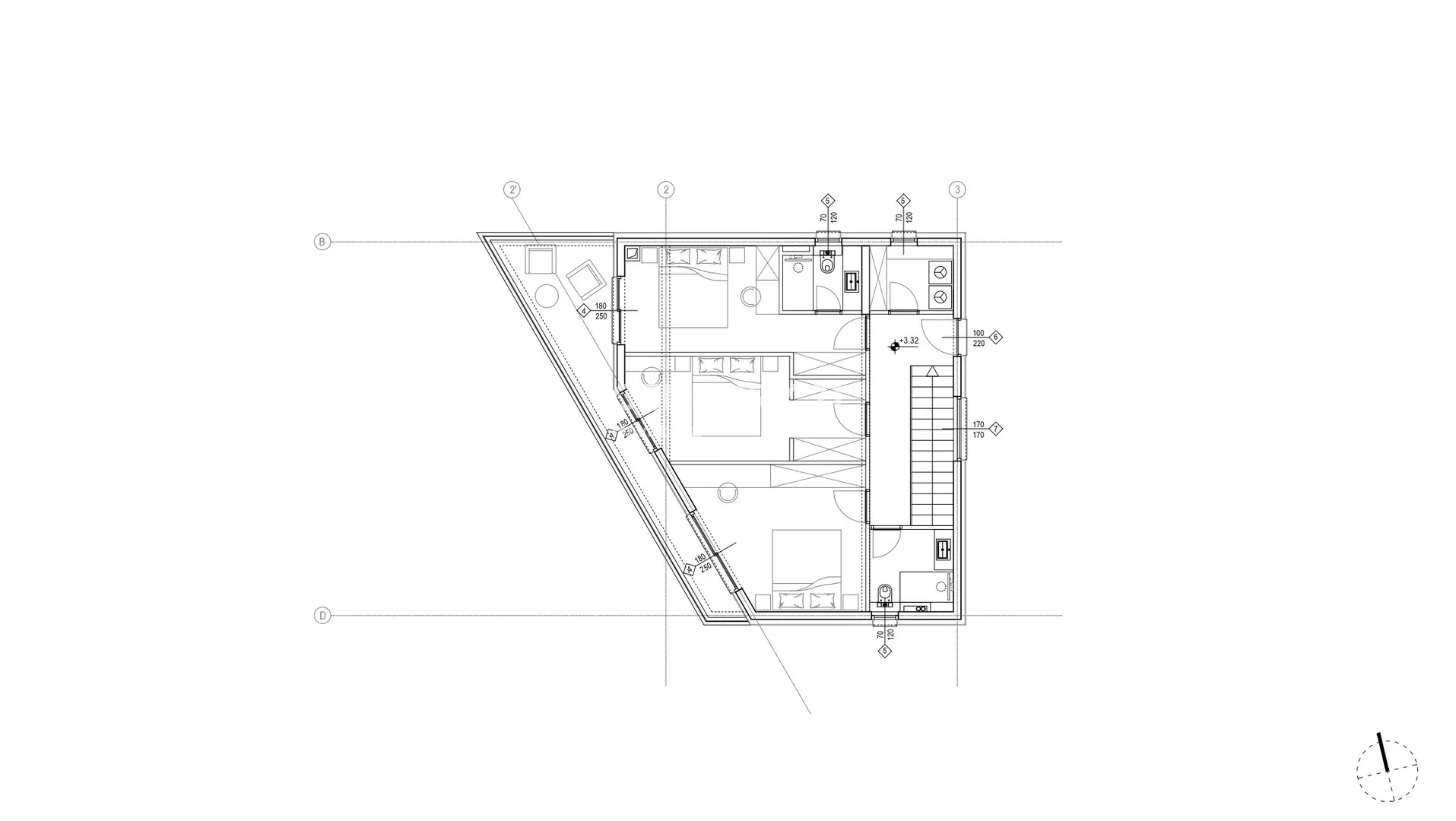 građevinsko zemljište s projektom luksuzne vile( pogled more ) 180 m od mora - slika 24