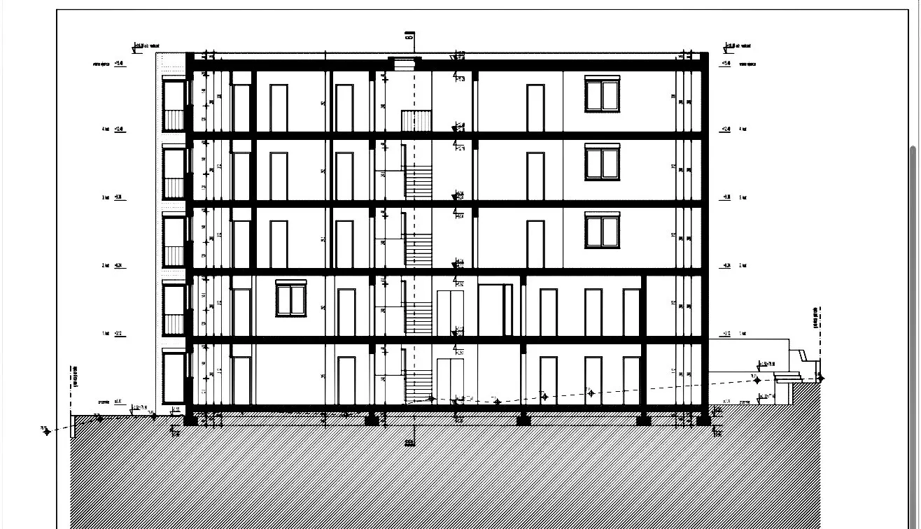 top investicija:seget donji – zemljište s dozvolom za modernu zgradu, 5 etaža 1.300 m² - slika 17