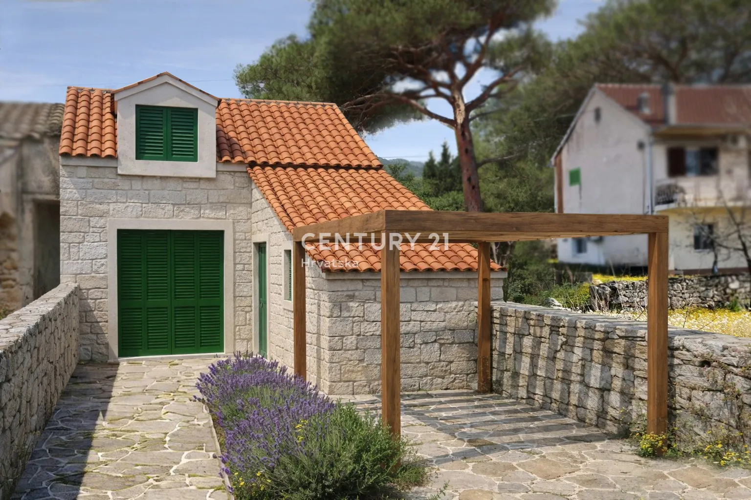 dubrava kod šibenika – kamena duplex kuća za adaptaciju - slika 8