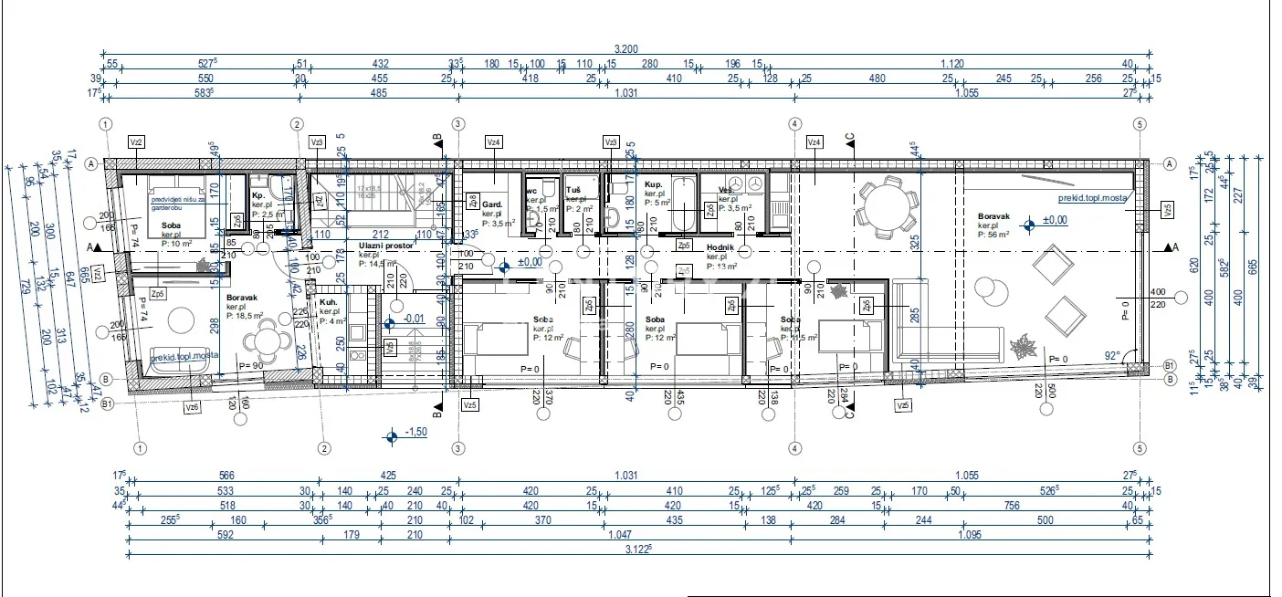projekt u zagrebačkoj - moderna urbana zgrada s 6 stambenih jedinica - slika 33