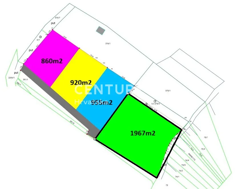 građevinsko zemljište 1967 m², novi marof, madžarevo - slika 2