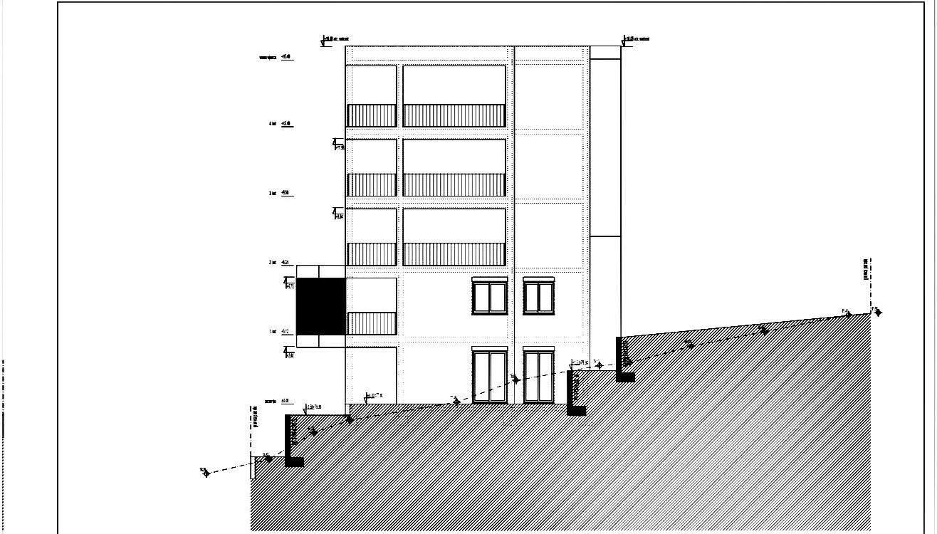 top investicija:seget donji – zemljište s dozvolom za modernu zgradu, 5 etaža 1.300 m² - slika 13