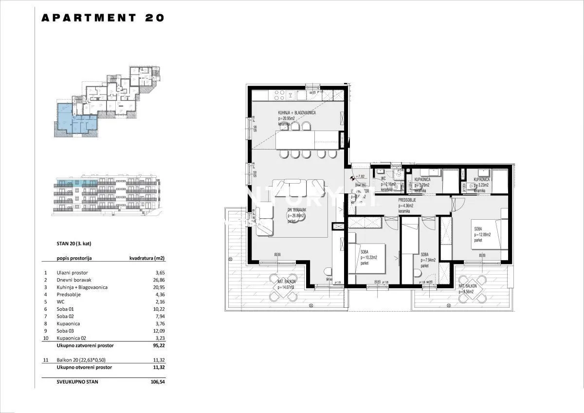luksuzni penthouse na prodaju – seget donji, 106,54 m², s pogledom na more! - slika 36
