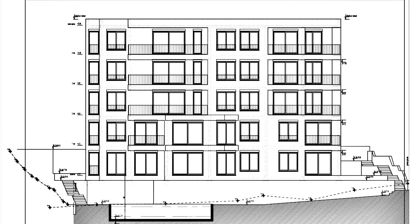 top investicija:seget donji – zemljište s dozvolom za modernu zgradu, 5 etaža 1.300 m² - slika 12
