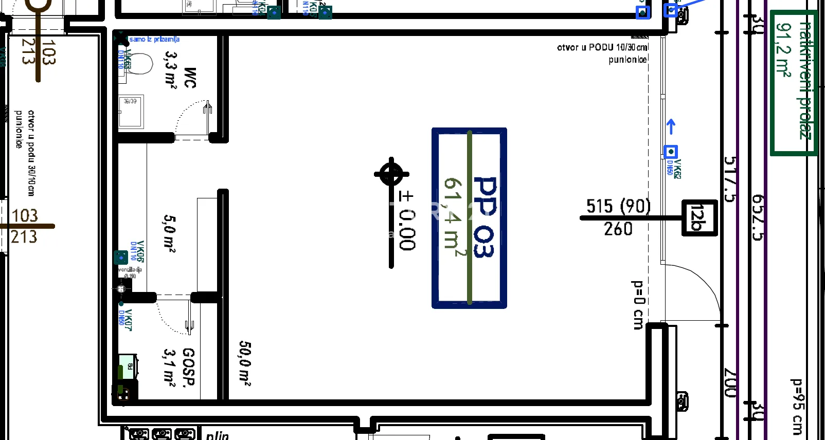 čakovec – globetka | poslovni prostor 61,4 m² | prizemlje | novogradnja | visoki roh-bau - slika 2